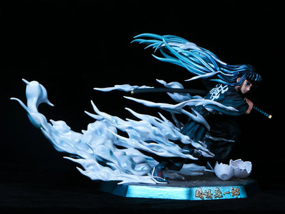 19cm Demon Slayer Anime Figure Tokitou Muichirou Figure Pvc Gk Statue Figurine Model Doll Collection Room Decora Desk Toys Gift