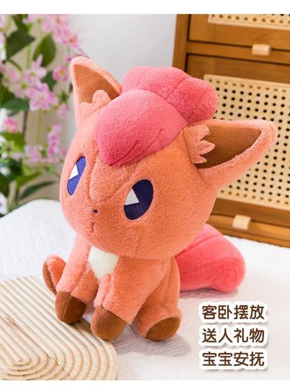 35/45/65CM Big Size Pokemon Vulpix Plushies Cartoon Anime Peluche Stuffed Animal Comfortable Soft Doll Kawaii Ornament Gifts