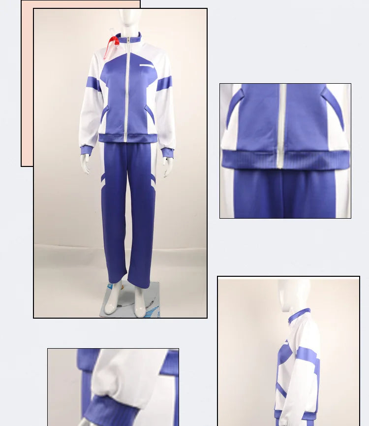 Anime Uma Musume Cinderella Gray Oguri Cap Cosplay Costume Wig Sportswear Headwear Tail Halloween Party for Women Girls Carnival