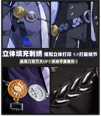 Zenless Zone Zero Hugo Cosplay Costume Wig Mask Hat Mockingbird New Eridu Hugo Vlad Ravenlock Halloween Party for Women Men Prop