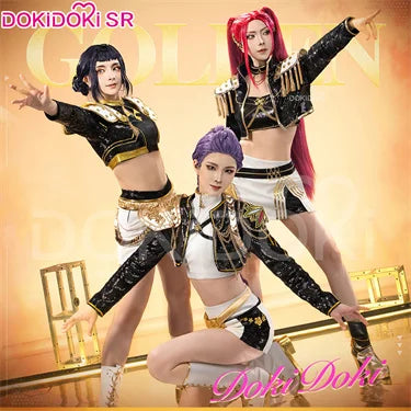 【Last Batch】Rumii Miraa Zoeyy Cosplay Costume Demon【XS-3XL】DokiDoki-SR Yellow Costume Zoeyy Rumii Cosplay Plus Size