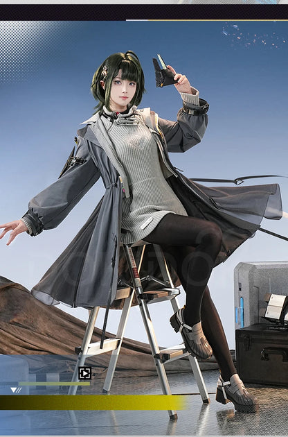 Endministrator A B Cosplay Costume Game Arknights DokiDoki-SR Men Endministrator Cosplay Mask Halloween