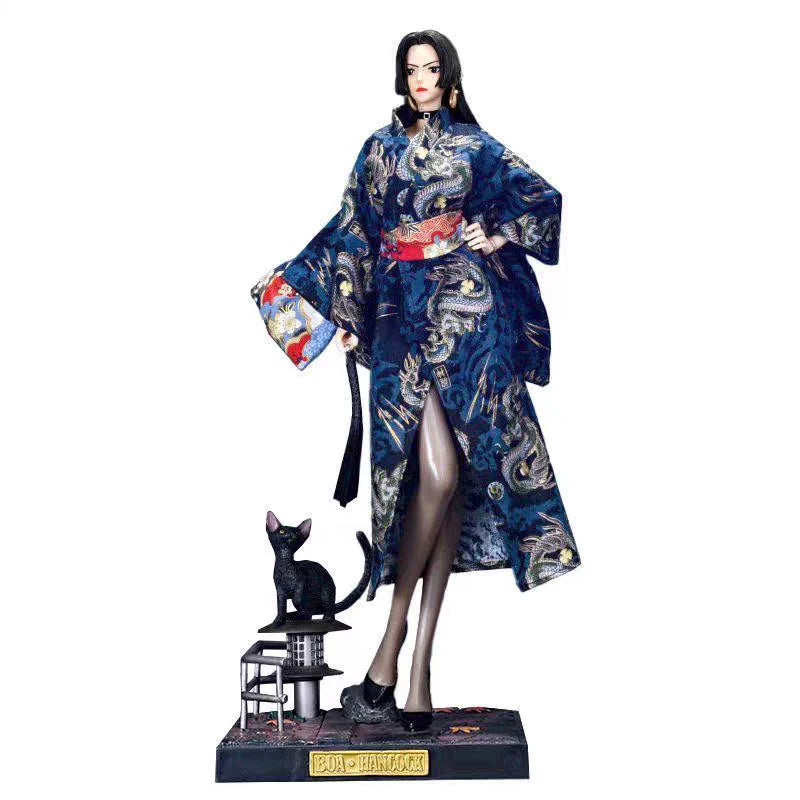 One Piece Anime Figure Uta Kimono Empress Boa Hancock High Quality Model Boutique Large Decorative Desktop Scene Collection Toys