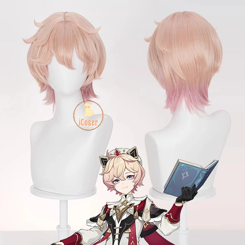 Genshin Impact Dahlia Cosplay Costume Wig Uniform Cloak Jacket Hat New Skins Outfit Halloween Party Women Men Role Play iCoser