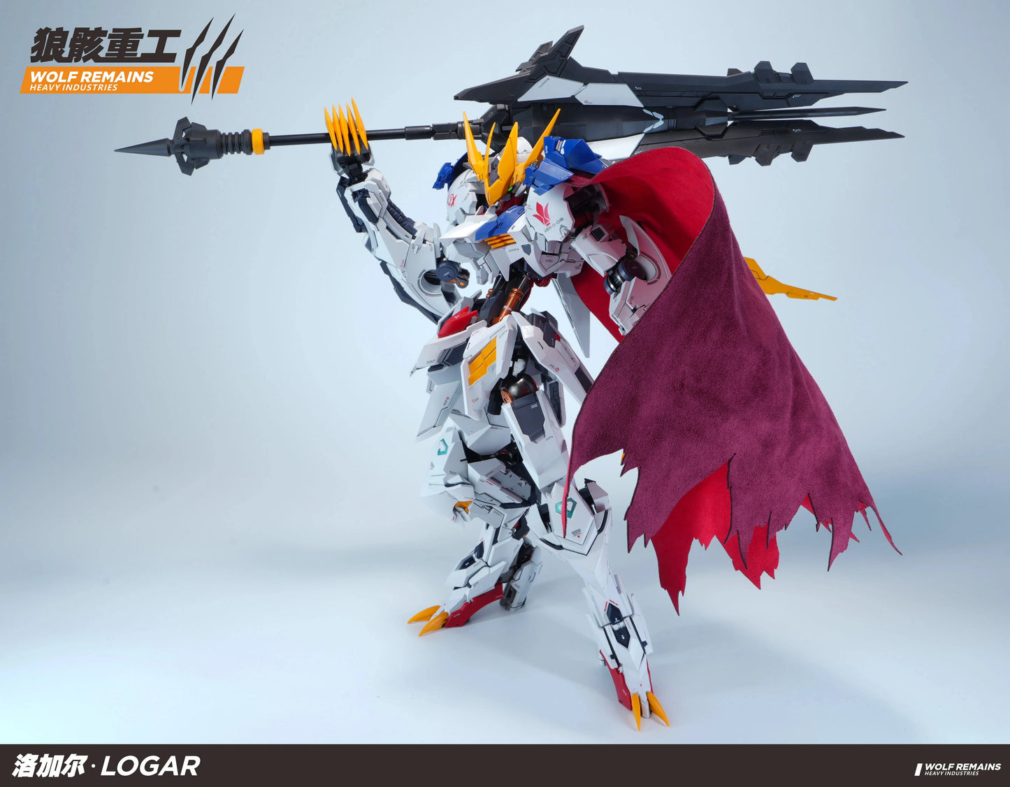 WOLF REMAINS HEAVY INDUSTRIES 1/60 PG Wolf King Barbatos Head Light Cluster Assembly Model Kit Collectible Toy Gift