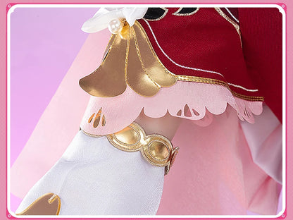 iCoser Honkai Star Rail Hyacine Cosplay Costume Wig Dress Hat Uniform Amphoreus Halloween Party for Women Girls Carnival Props