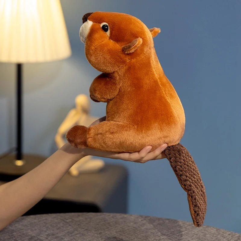 22cm Cute Silly Animal Marmot Plush Toy Soft Stuffed Marmota Plushies Lovely Beaver Doll Gift For Girl Boy Birthday