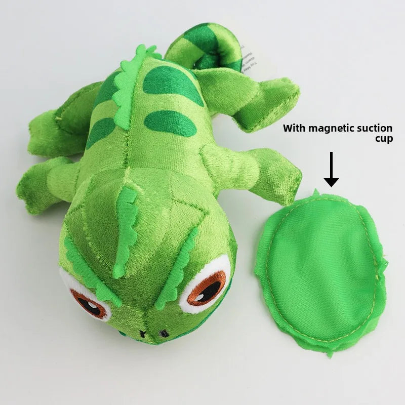 New Pascal Rapunzel Chameleon Plush Dolls 15cm Pascal Stuffed Animals Plush Doll Pascal Rapunzel Shoulder Plush Toys Kids Gifts