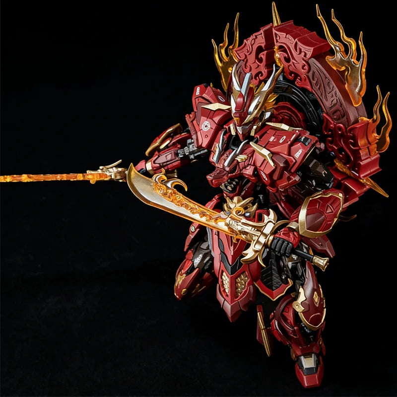 【In Stock】Wanqing Model Chinese Zodiac Mecha Blazing Chenlong Posable Assembly Model With Alloy Inner Frame Display Figurine Toy