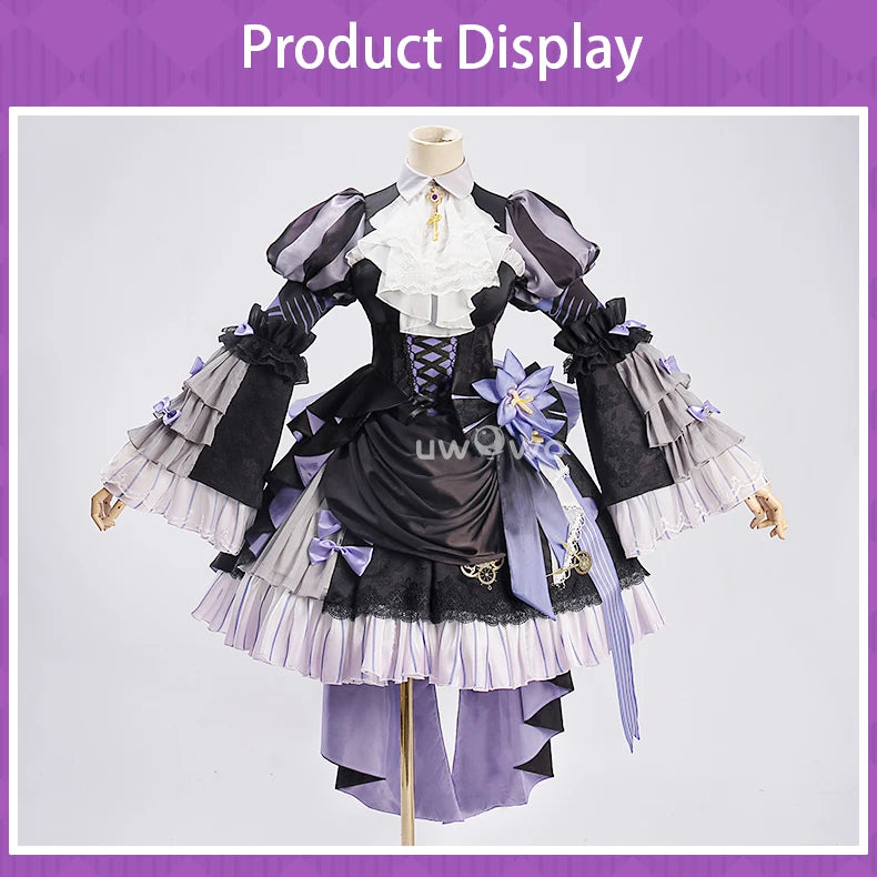 UWOWO Herta Cosplay Game Honkai Star Rail Fanart The Herta Lolita-Style Gown Cosplay Costume Halloween Costume