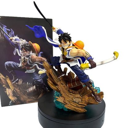 One Piece Luffy Anime Figure Peripheral Pvc Model Scene Statue Desktop Decoration Ornaments Kids Birthday Gifts Toys Figure 29cm