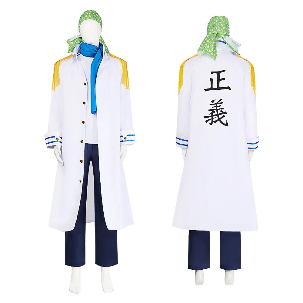 One Piece Koby Cosplay Costume Adult Polyester Uniform