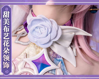 Honkai Star Rail Cyrene Cosplay Costume Wig Dress Headwear New Skin Outfit Elysia Amphoreus Halloween Party Women Girls Props