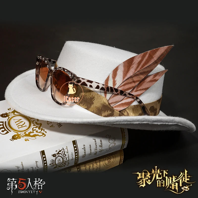 Identity V Prospector Cosplay Costume Wig Norton Campbell Uniform Gambler in The Spotlight Halloween for Women Men Carnival Prop