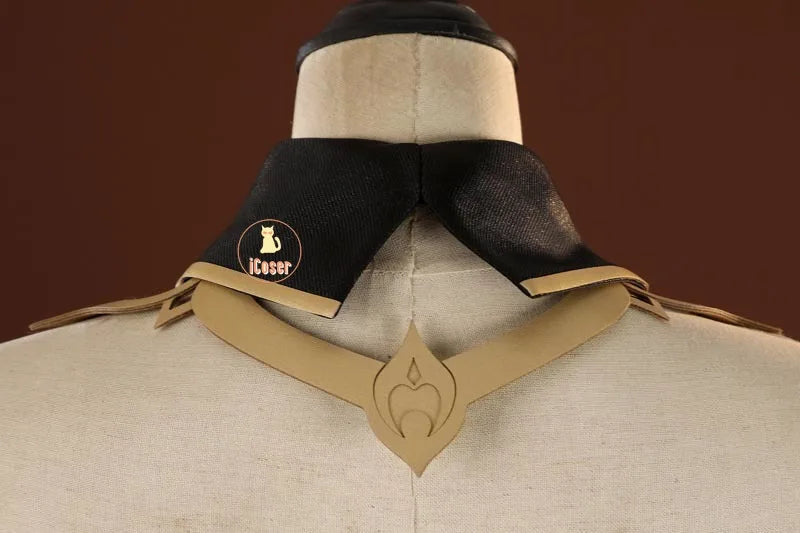 Genshin Impact Sandrone Cosplay Costume Wig Marionette Dress Headwear Eleven Fatui Harbingers Halloween Women Girls Role Play