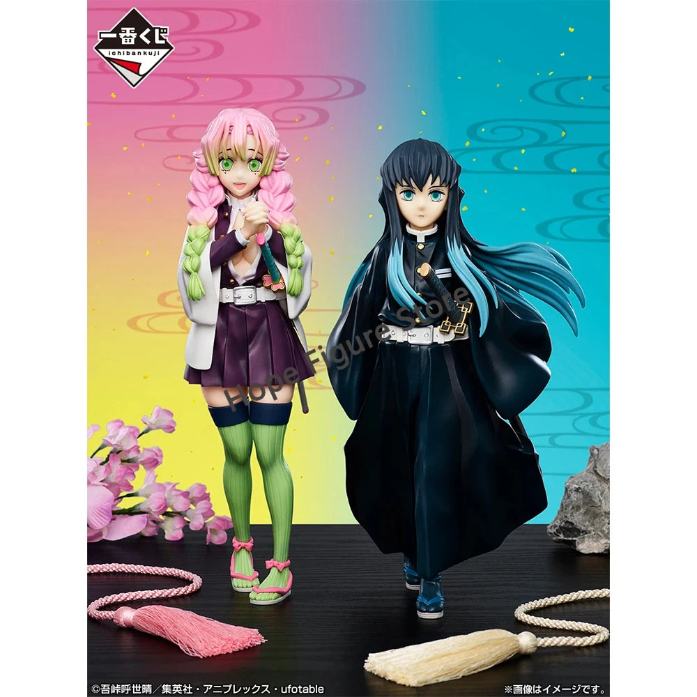 In Stock Original BANDAI Ichiban Kuji Demon Slayer Tokitou Muichirou Kamado Nezuko Kanroji Mitsuri Figure Genuine Boxed Toy