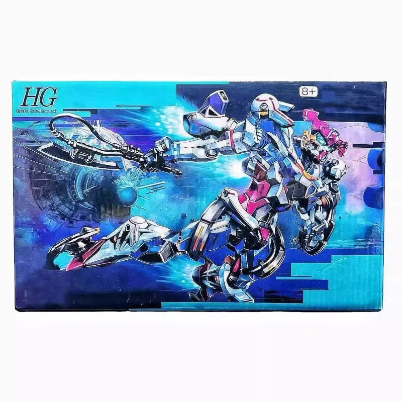 HG 1/144 Series Mecha Warrior Action Figure Assembly Model High Detail Plastic Desktop Decor Festive Boy Gifts