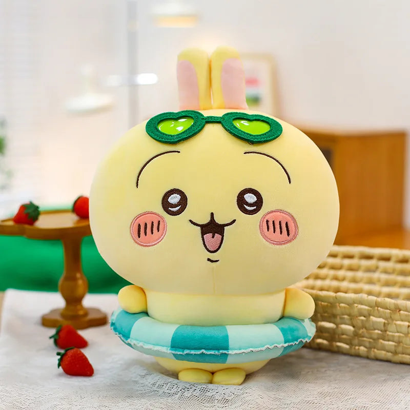 25/35/45cm Big Size Chiikawa Cartoon Anime Plush Stuffed Doll Hachiware Room Decoration Plushies Pillow Ornaments Holiday Gift