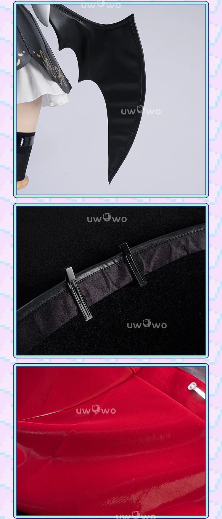 IN STOCK UWOWO Ame Cosplay Game Needyy Streamerr Overloadd Ame-Chan Magical Girl Fanart Cosplay Costume Halloween Costume