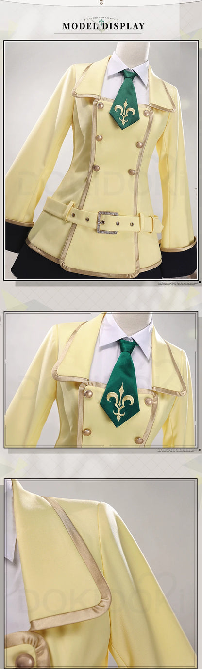 IN STOCK C / Kallenn Cosplay Costume Anime Cosplay DokiDoki-R Lelouchh C Cosplay Women Cute School Uniform Costume