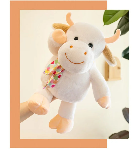 New 30-60cm Cute Calf Plush Toy Doll Stuffed Animals Smiling Cute Calf Doll Hildren's Playmate Children's Birthday Gift