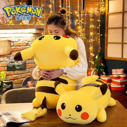 50/70/85cm Big Size Pokemon Pikachu Anime Plush Stuffed Doll Room Decoration Plushies Pillow Peluche Ornaments Children's Gifts