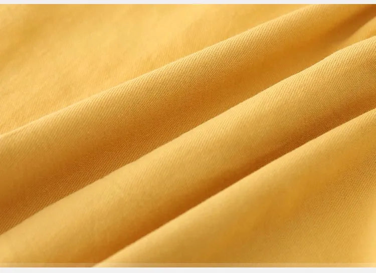 100Cotton Boy Blouse Buttons Kids Shirts Boys Clothes Long Sleeve Tops Korean Shirt with Collar Blue Yellow Children's Clothing