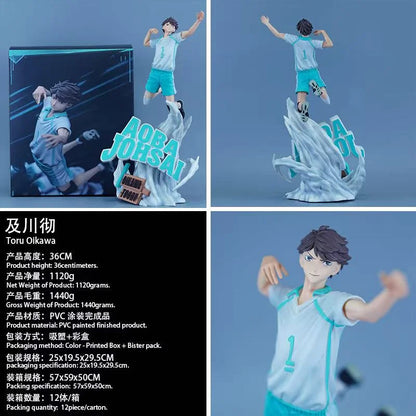 [In Stock]  Gkanime Toru Oikawa Shoyo Hinata New Version Pvcpainted Finished Product  Character Model Action Figure Statue Gift