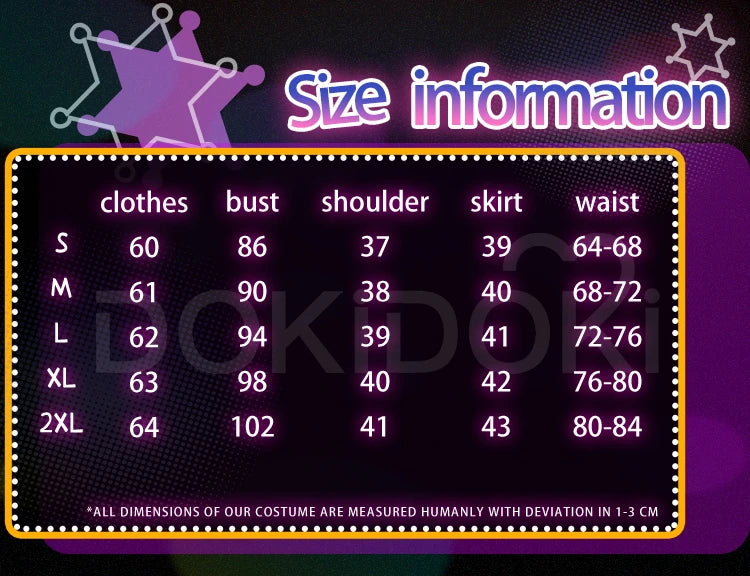 Stocking/Panty Cosplay Costume Anime Cosplay 【S-2XL】DokiDoki-R Female Cute School Uniform Stocking Panty Cosplay Plus Size