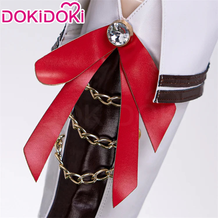 IN STOCK Mejiro McQueen Toukai Teiou Daiwa Scarlet Oguri Cap Gold Ship Cosplay Shoes DokiDoki Women Long Boots Cosplay Shoes