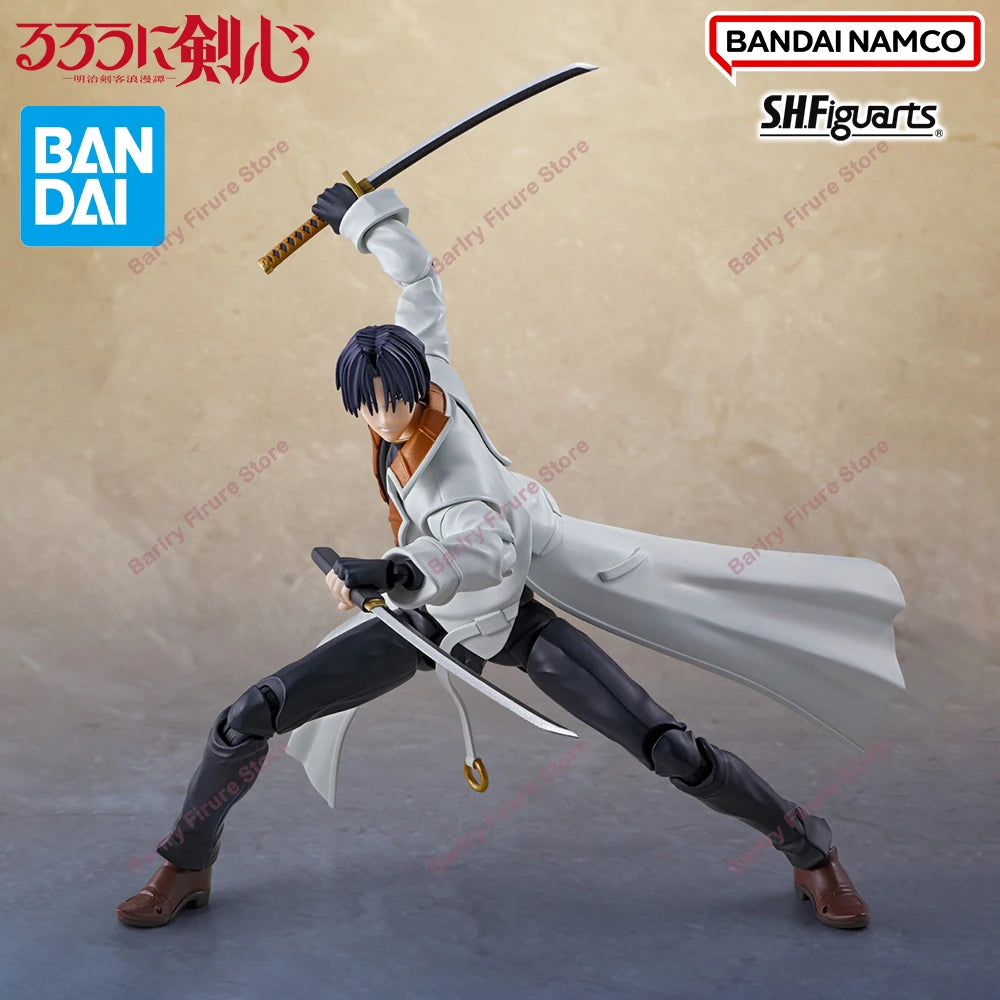 Bandai S.H.Figuarts Rurouni Kenshin Aoshi Shinomori 165mm PVC Model