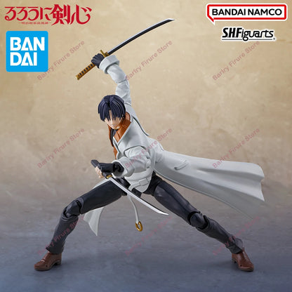 Bandai S.H.Figuarts Rurouni Kenshin Aoshi Shinomori 165mm PVC Model