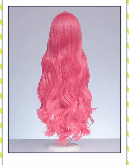 Alice Auriana Wig Anime LoliRock Cosplay Wig DokiDoki Women Pink Orange Long 100cm Curly Alice Cosplay Hair Free Wig Cap