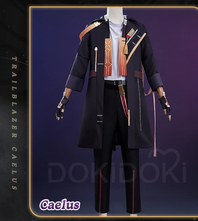 IN STOCK Trailblazer Stelle/Caelus Cosplay Game Honkai: Star Rail Cosplay【S-3XL】DokiDoki-N Trailblazer Costume Shoes Plus Size