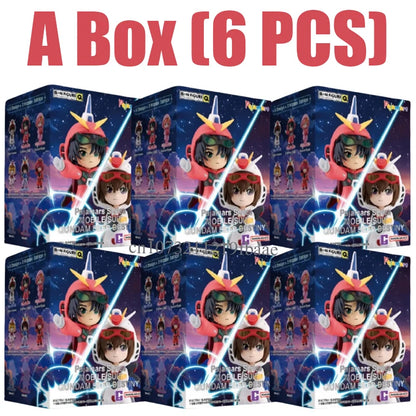 Original Bandai Pajamars Series Mobile Suit Gundam Seed Destiny Blind Box Athrun Zala Toy Cagalli Yula Athha Mystery Box Model