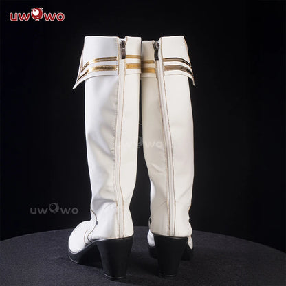 UWOWO Phoebe Shoes Game Wuthering Waves Phoebe  Cosplay Shoes White shoes Woman Size 36-43