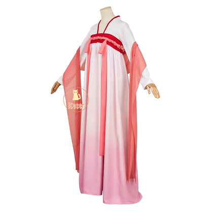 iCoser Anime The Apothecary Diaries Maomao Cosplay Costume Red Pink Dress Kusuriya No Hitorigoto Halloween Party for Women Girls