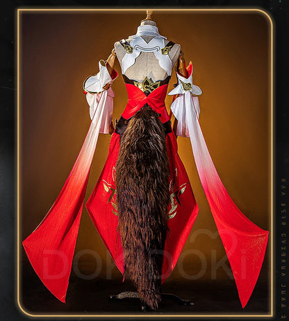 IN STOCK Tingyun Cosplay Game Honkai: Star Rail Cosplay【XS-2XL】DokiDoki-R Women Costume TingYun Shoes Wig Tail Cosplay Plus Size