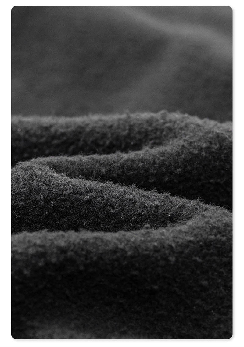 ZODF Fashion 2024 Winter Patches Fleece Straight Pants Retro Unisex Loose Washed 305gsm Warm Soft Trousers Brand Bottoms HY0872