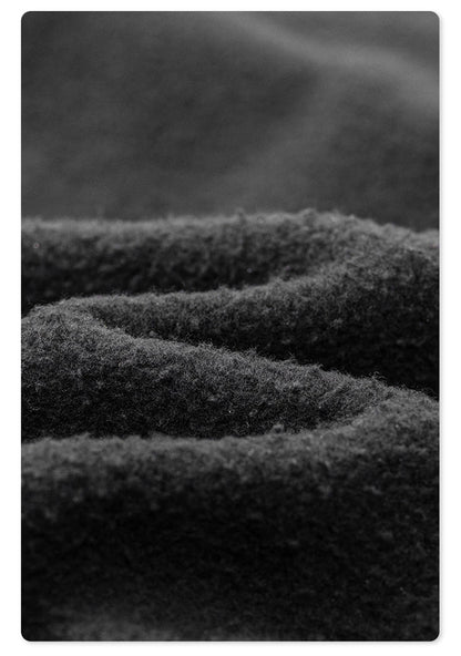 ZODF Fashion 2024 Winter Patches Fleece Straight Pants Retro Unisex Loose Washed 305gsm Warm Soft Trousers Brand Bottoms HY0872