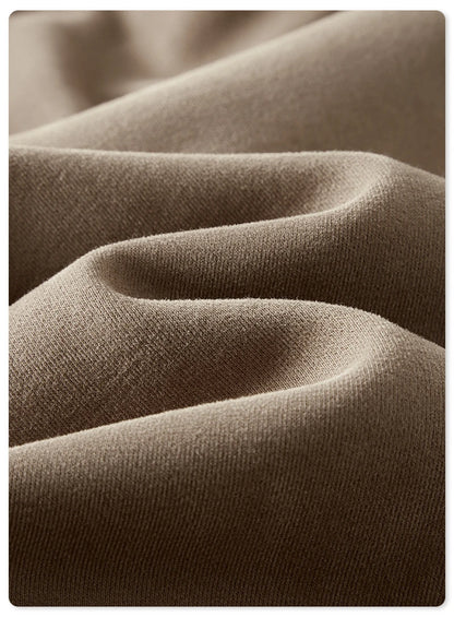 ZODF New Winter Men Zipper Fleece Hoodies Unisex Loose Heavy Weight Thick Warm Basic 420gsm Hooded Coats Hoodie HY0747