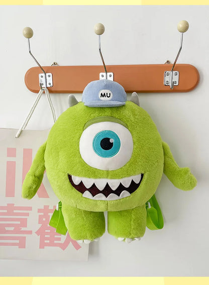 40/60CM Big Size Mike Wazowski Disney Anime Plush Stuffed Doll Kawaii Room Decoration Plushies Pillow Ornaments Holiday Gifts