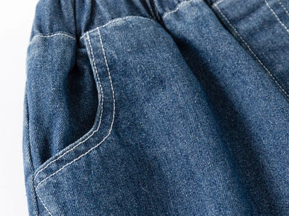 Toddler Boy Denim Shorts 1 to 2 3 4 5 6 7 Years 2024 Blue Kids Girl Jeans Shorts Black Soft Cotton Children Short Pants Clothing