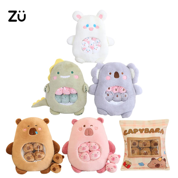 50cm Capybara Plush Pillow Large Hug Cushion Cute Stuffed Animal Koala Dino Capibara Plushies Xmas Gift