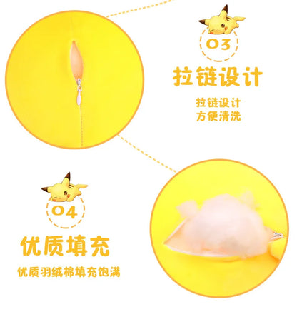 40/50/60/80/100CM Big Size Pokemon Pikachu  Plush Toy Kawaii Stuffed Cartoon Anime Comfortable Soft Doll Christmas Plushies Gift