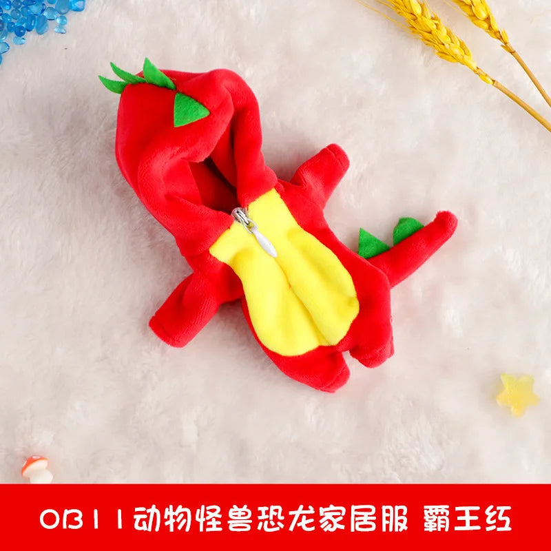 New Cute Dinosaur Animal Monster Doll Clothes For Ob11 obitsu 11 Molly Gsc 1/12 BJD Doll Accessories Clothing BJD Baby Clothes