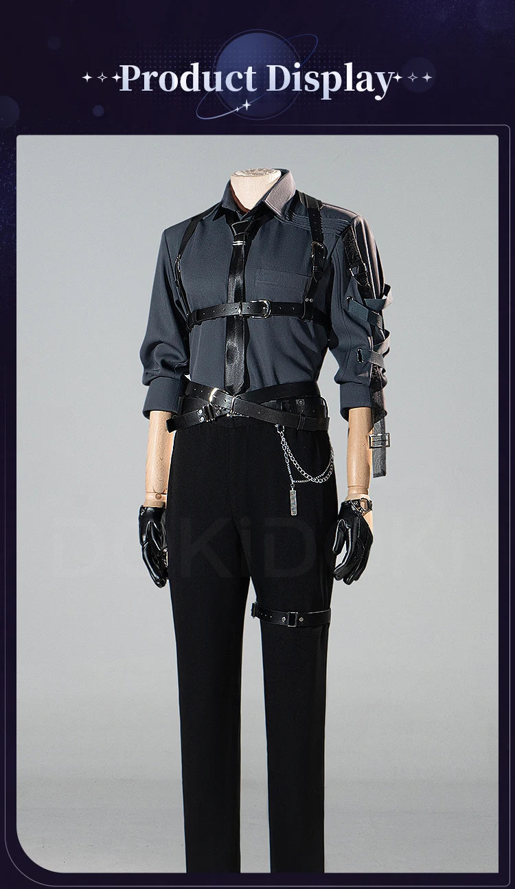 IN STOCK Sylus Rafayel Xavier Zayne Cosplay Costume Game Love and Deepspace【XS-2XL】DokiDoki-R White Grey Halloween Plus Size