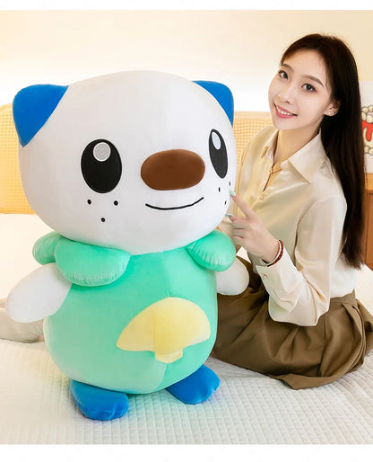 35/80cm Oshawott Pokemon Plush Toys Large Anime Doll Cute Pillow Cartoon Samurot Pokémon Plushie Stuffed Gift for Kids Christmas