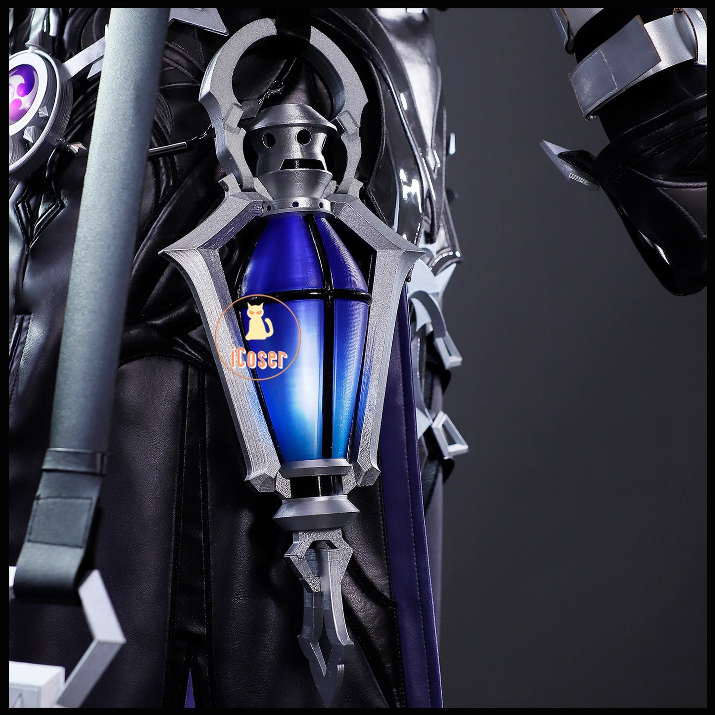 Genshin Impact Kyryll Chudomirovich Flins Cosplay Costume Wig Uniform Outfit Metal Accessory Halloween Party for Women Men Props