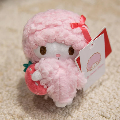 Sanrio Piano Plush Doll Bag Pendant Cute Sheep Toy Genuine Cartoon Anime Coin Purse Keyrchain Kids Birthday Xmas Gifts